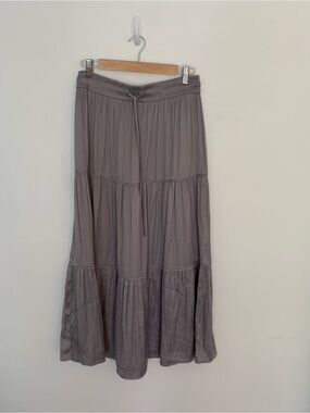 Joie Tiered Maxi Skirt in Mauve